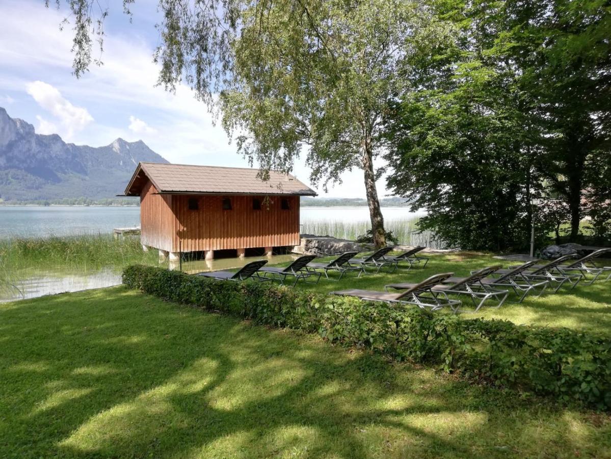 Iris Porsche Hotel & Restaurant Mondsee Esterno foto